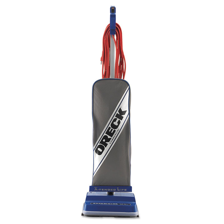 Xl Upright Vacuum, 12" Cleaning Path, Gray/blue 1