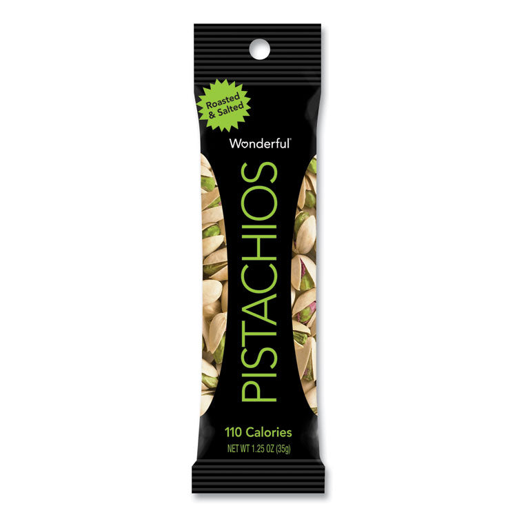 Wonderful Pistachios, Salt And Pepper, 1.25 Oz Pack, 12/box 1