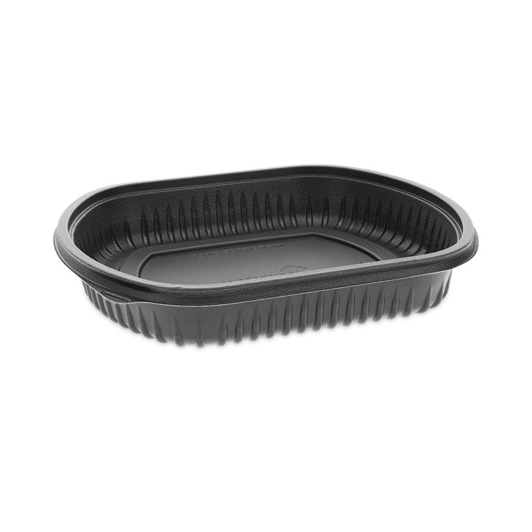 Clearview Micromax Microwavable Container, 36 oz, 9.38 x 8 x 1.5, Black, Plastic, 250/Carton 1