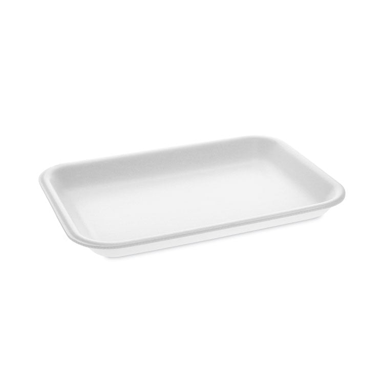 Supermarket Tray, #2, 8.2 x 5.7 x 0.91, White, Foam ,500/Carton 1