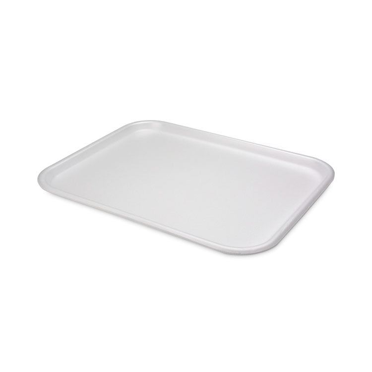 Supermarket Tray, #1216, 16.25 x 12.63 x 0.63, White, Foam, 100/Carton 1