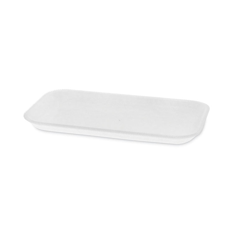 Supermarket Tray, #17, 8.3 x 4.8 x 0.65, White, Foam, 1,000/Carton 5