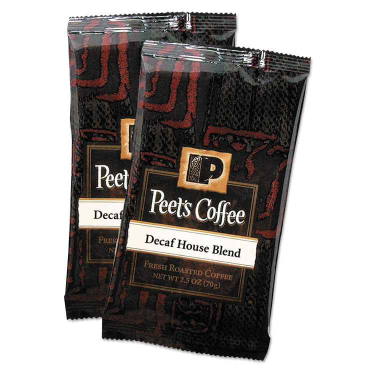 Coffee Portion Packs, House Blend, Decaf, 2.5 Oz Frack Pack, 18/box 1