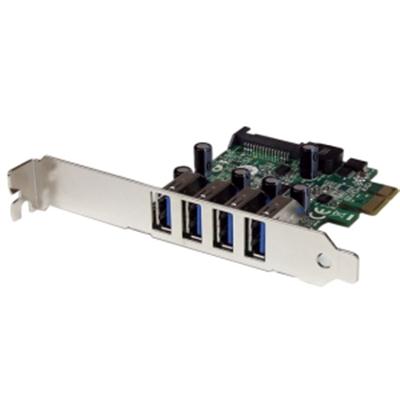 4 Port PCIe USB 3.0 Card TAA 1