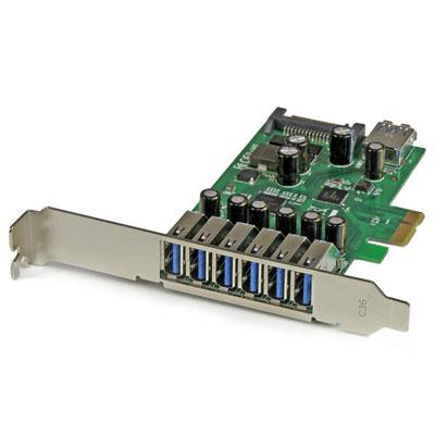 7 Port PCIe USB 3.0 Card TAA 1