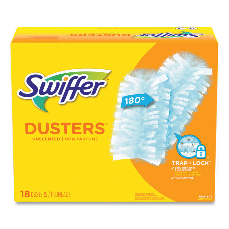 Dusters Refill, Fiber Bristle, Light Blue, 18/box 1