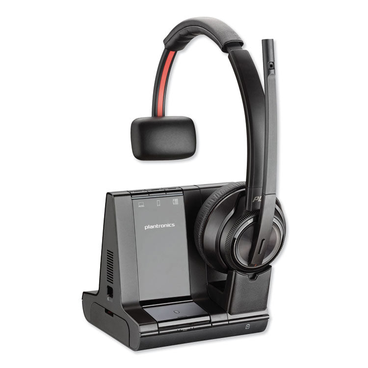 Savi W8210 Monaural Over The Head Headset, Black 1