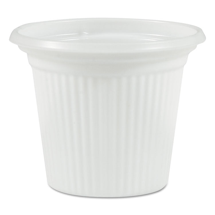 Plastic Condiment Cups, 0.75 oz, Translucent, 250/Sleeve, 20 Sleeves/Carton 1