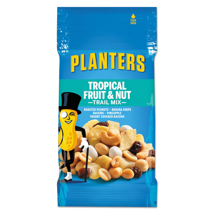 Trail Mix, Tropical Fruit And Nut, 2 Oz Bag, 72/carton 1