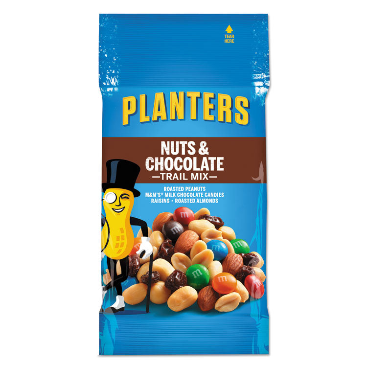 Trail Mix, Nut And Chocolate, 2 Oz Bag, 72/carton 1