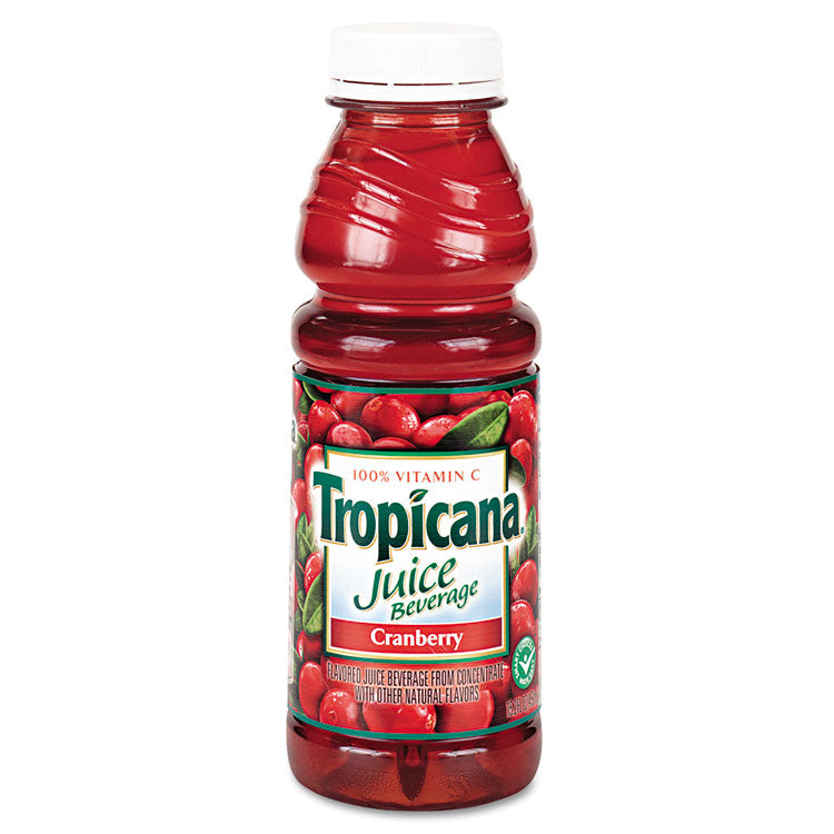 Juice Beverage, Cranberry, 15.2oz Bottle, 12/carton 1