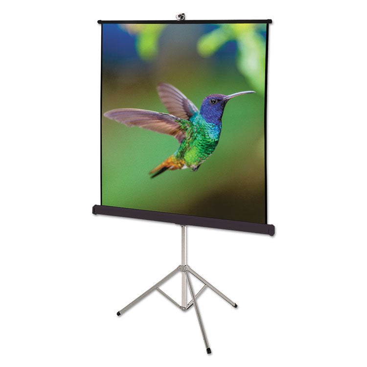 Portable Tripod Projection Screen, 60 X 60, White Matte Finish 1