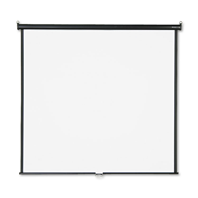 Wall Or Ceiling Projection Screen, 70 X 70, White Matte Finish 1