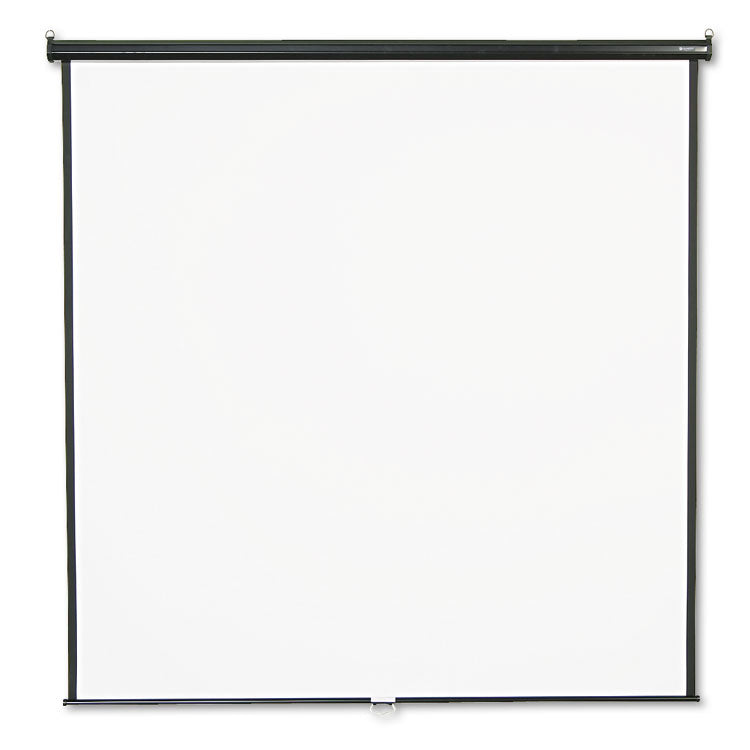 Wall Or Ceiling Projection Screen, 84 X 84, White Matte Finish 1