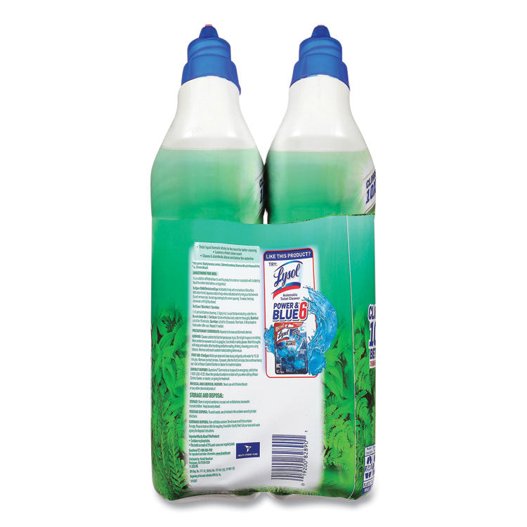 Cling and Fresh Toilet Bowl Cleaner, Forest Rain Scent, 24 oz, 2/Pack, 4 Packs/Carton 2