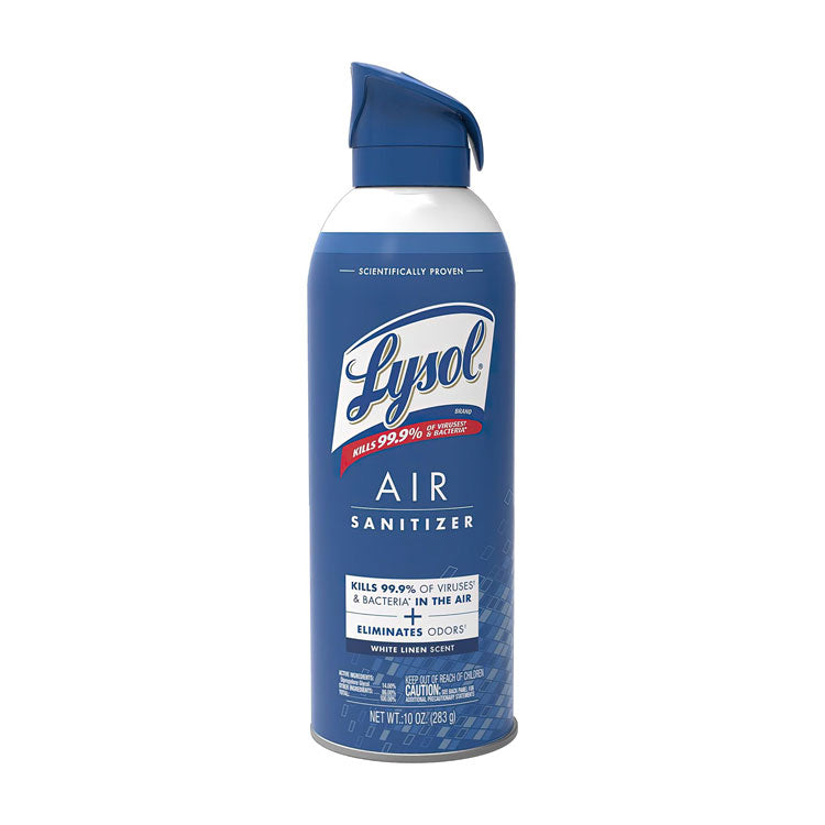 Air Sanitizer Spray, White Linen, 10 oz Aerosol Spray, 6/Carton 2