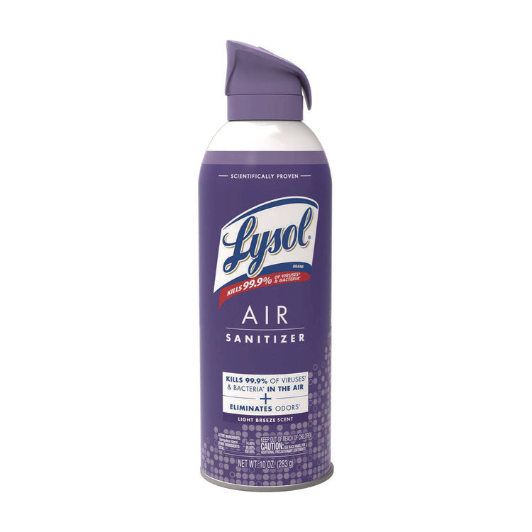 Air Sanitizer Spray, Light Breeze Scent, 10 oz Aerosol Can, 6/Carton 2