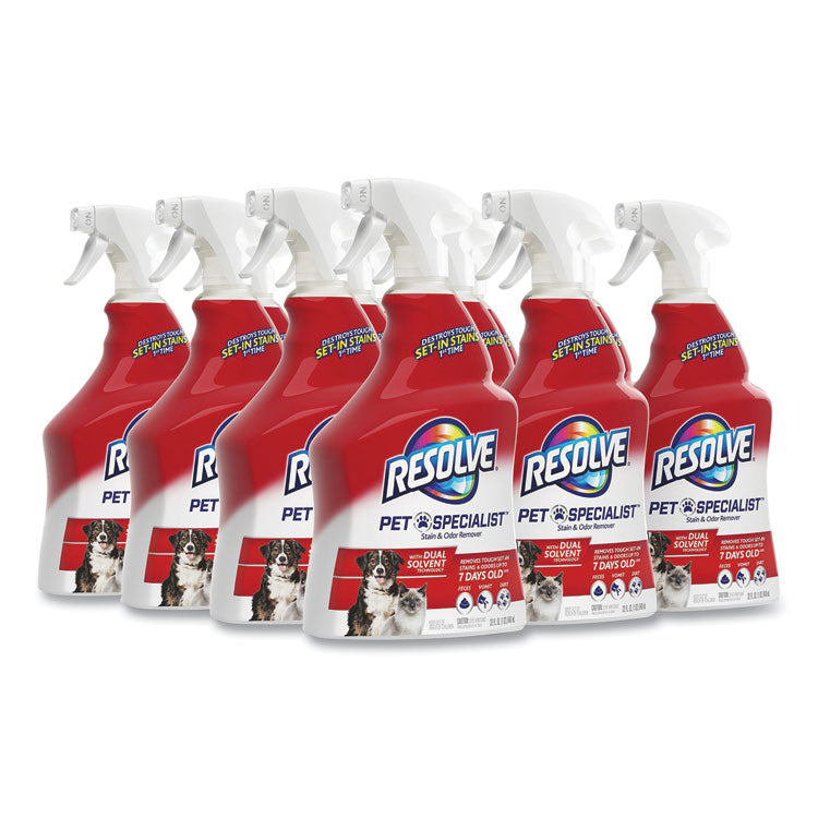 Pet Specialist Stain and Odor Remover, Citrus, 32 oz Trigger Spray Bottle, 12/Carton 2