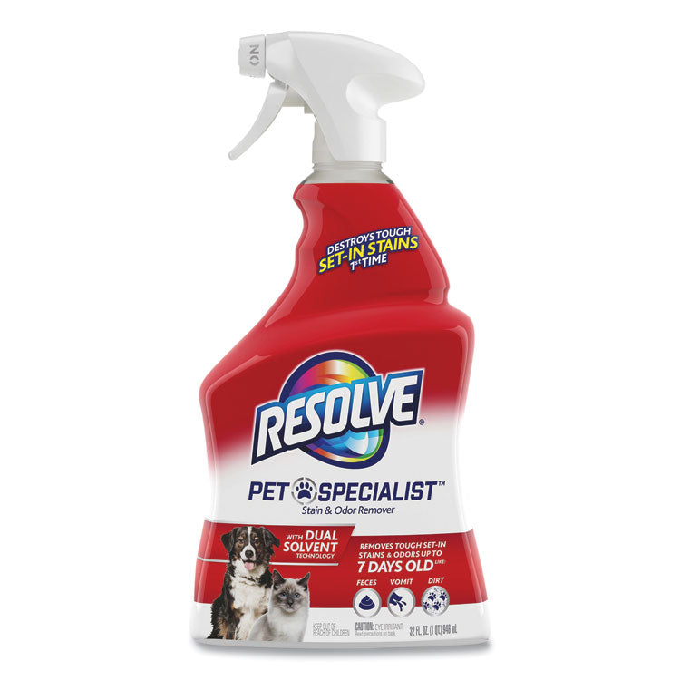 Pet Specialist Stain and Odor Remover, Citrus, 32 oz Trigger Spray Bottle, 12/Carton 1