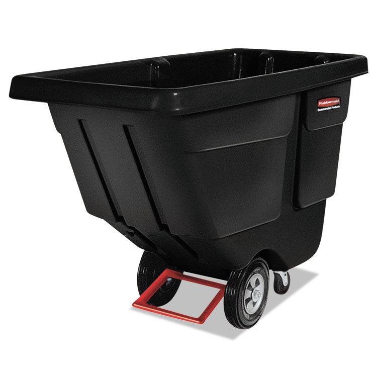 Rotomolded Tilt Truck, 202 gal, 450 lb Capacity, Plastic, Black 1