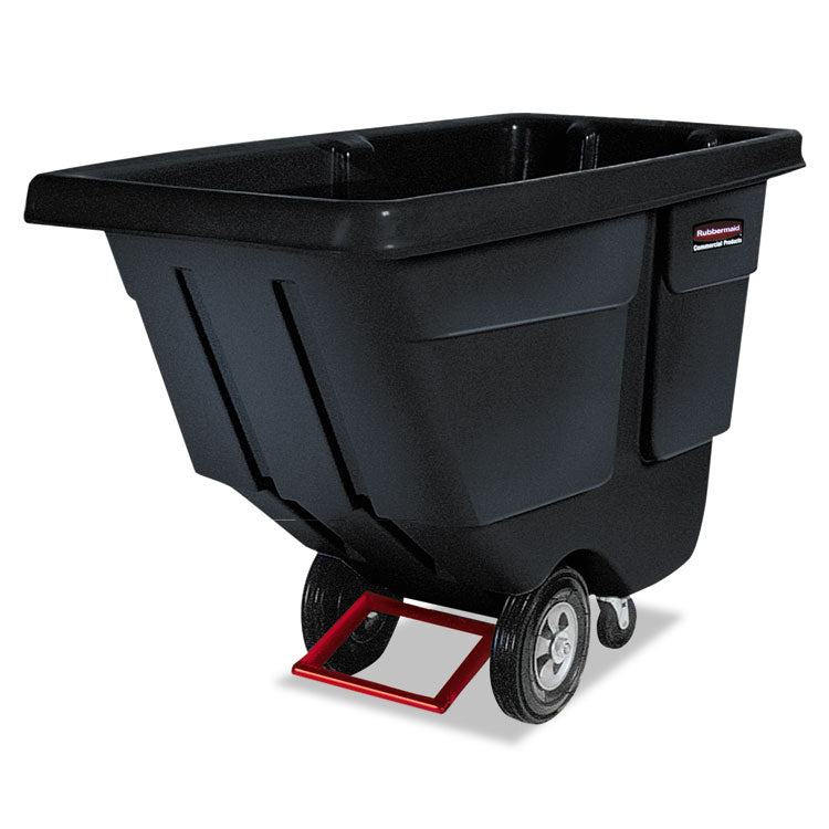 Rotomolded Tilt Truck, 202 gal, 850 lb Capacity, Plastic, Black 1