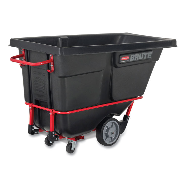 BRUTE Rotomolded Tilt Truck, 202 gal, 1,250 lb Capacity, Plastic, Black 2