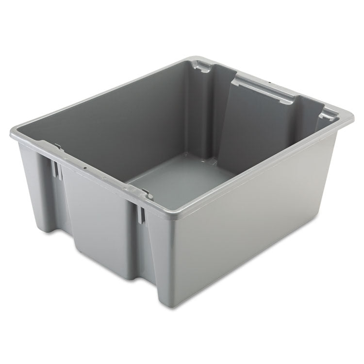 Palletote Box, 19 Gal, 23.5" X 19.5" X 10", Gray 1