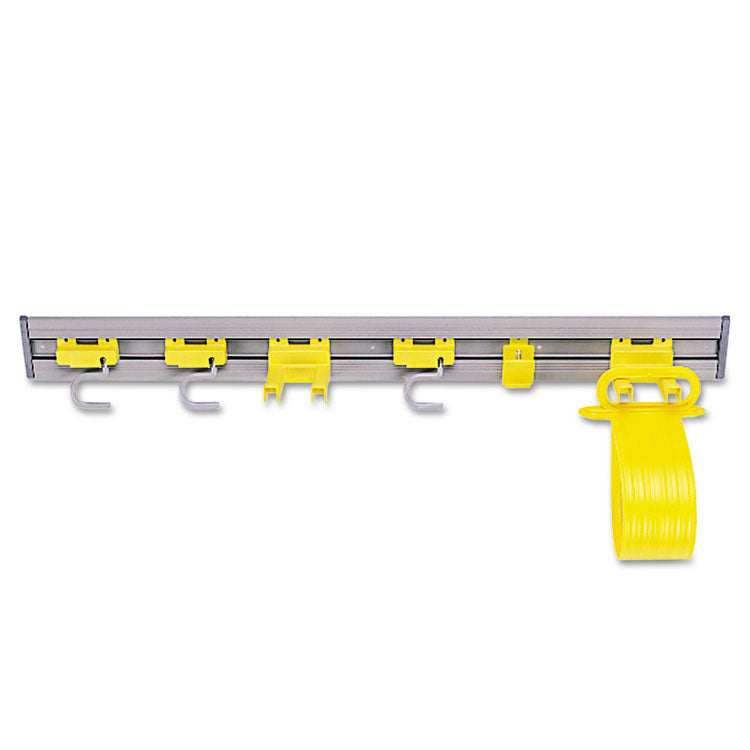 Closet Organizer/tool Holder, 34w X 3.25d X 4.25h, Gray 1