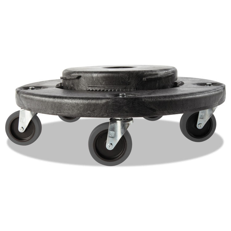 Brute Quiet Dolly, 250 lb Capacity, 18.25" Diameter x 6.63"h, Black 1