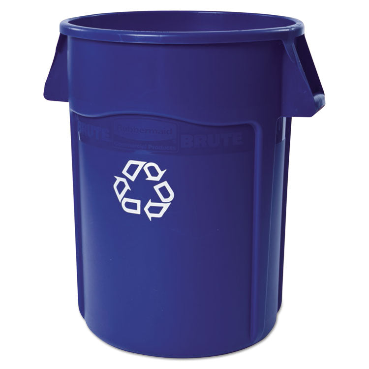 Brute Recycling Container, 44 gal, Polyethylene, Blue 1