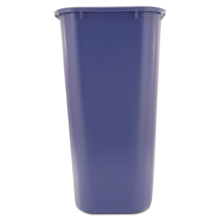 Deskside Recycling Container with Symbol, Large, 41.25 qt, Plastic, Blue 2