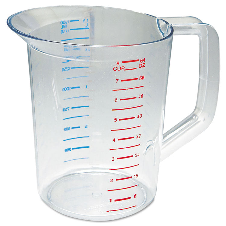 Bouncer Measuring Cup, 2 Qt, Clear 1