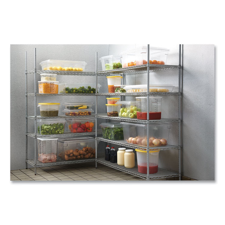 Food/Tote Boxes, 12.5 gal, 26 x 18 x 9, Clear, Plastic 4