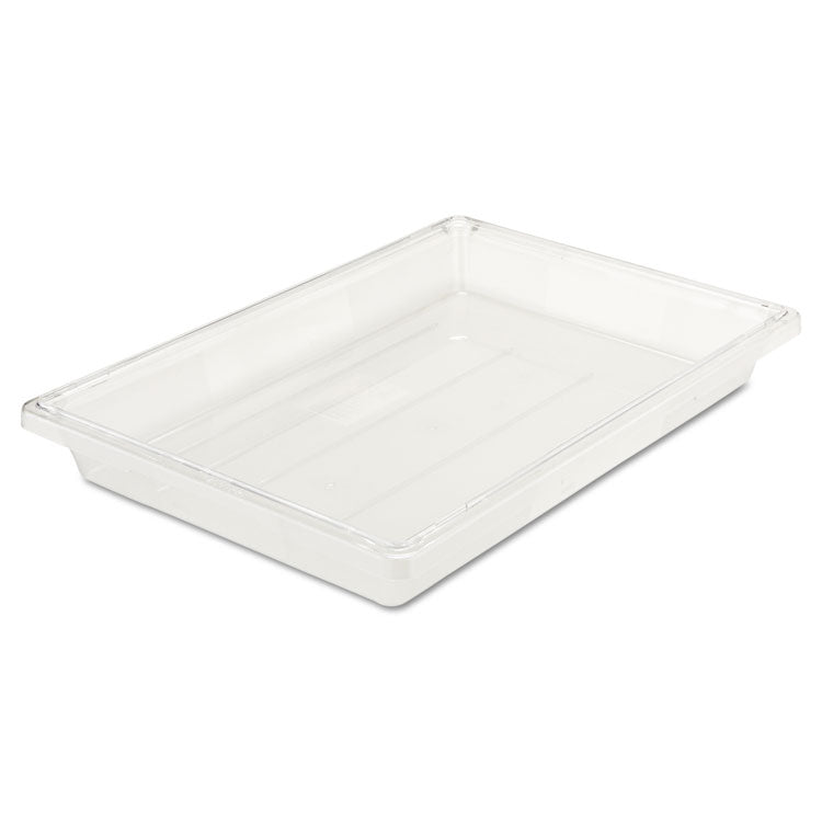 Food/Tote Boxes, 5 gal, 26 x 18 x 3.5, Clear, Plastic 1