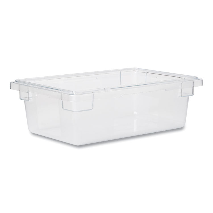 Food/Tote Boxes, 3.5 gal, 18 x 12 x 6, Clear, Plastic 1