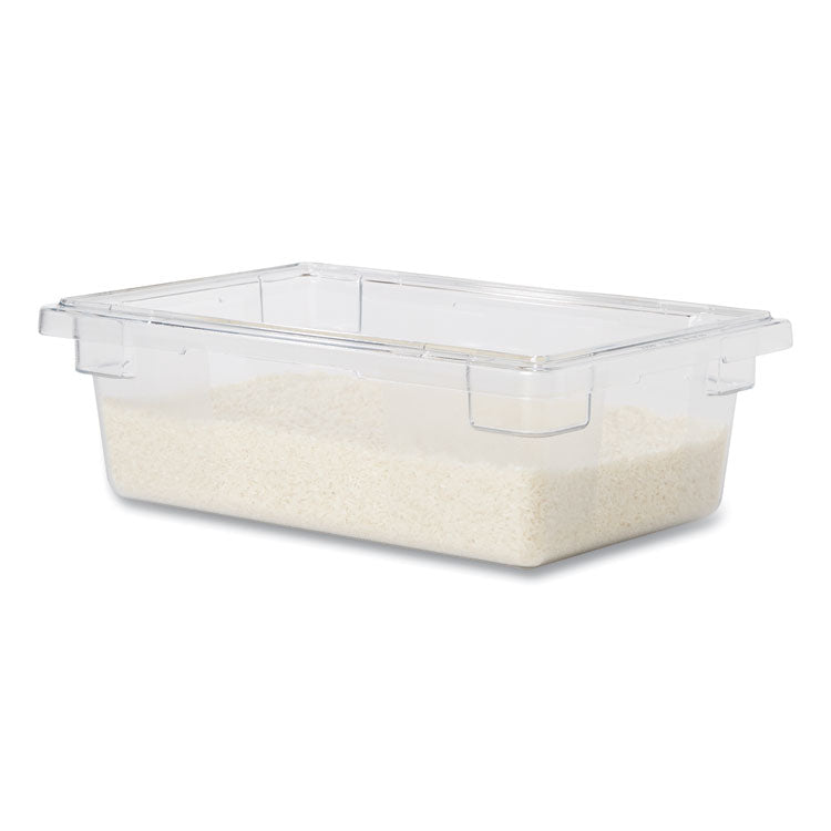 Food/Tote Boxes, 3.5 gal, 18 x 12 x 6, Clear, Plastic 3