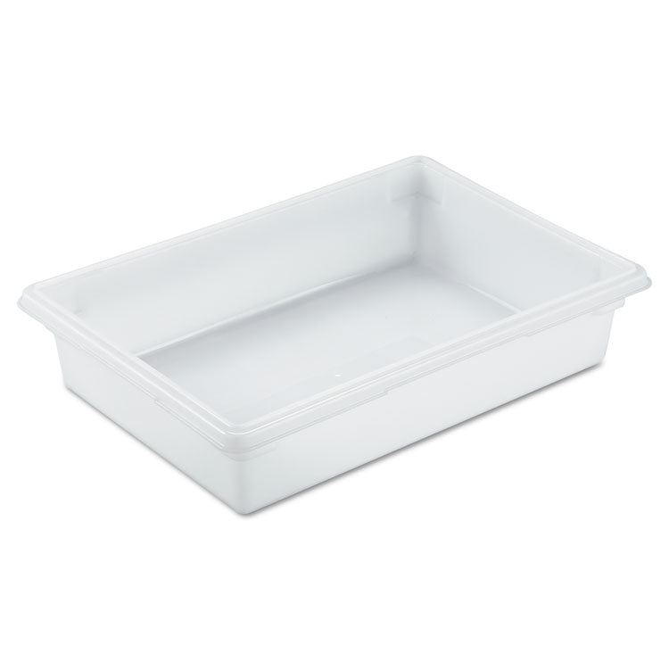 Food/Tote Boxes, 8.5 gal, 26 x 18 x 6, White, Plastic 1