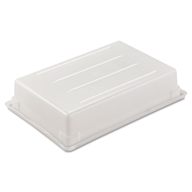 Food/Tote Boxes, 8.5 gal, 26 x 18 x 6, White, Plastic 4