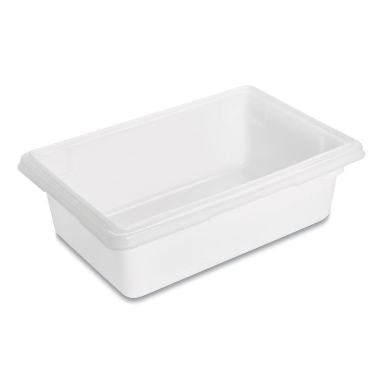 Food/Tote Boxes, 3.5 gal, 18 x 12 x 6, White, Plastic 1