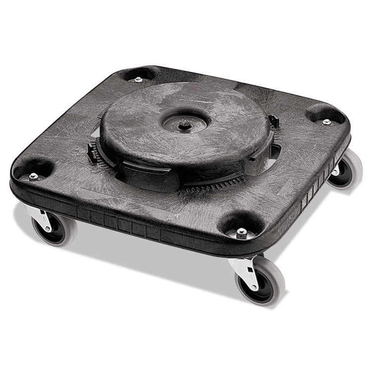 Brute Container Square Dolly, 300 lb Capacity, 17.25 x 6.25, Black 1