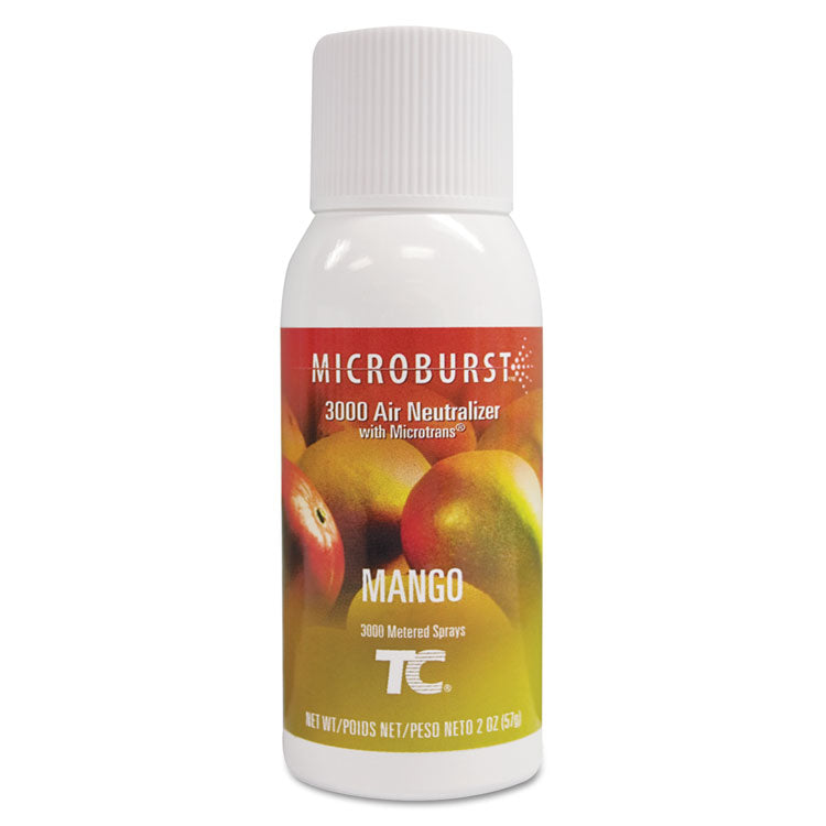 Microburst 3000 Refill, Mango, 2 Oz Aerosol Spray, 12/carton 1