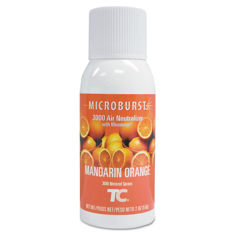 Microburst 3000 Refill, Mandarin Orange, 2 Oz Aerosol Spray, 12/carton 1