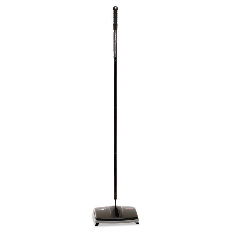 Floor And Carpet Sweeper, 44" Handle, Black/gray 6