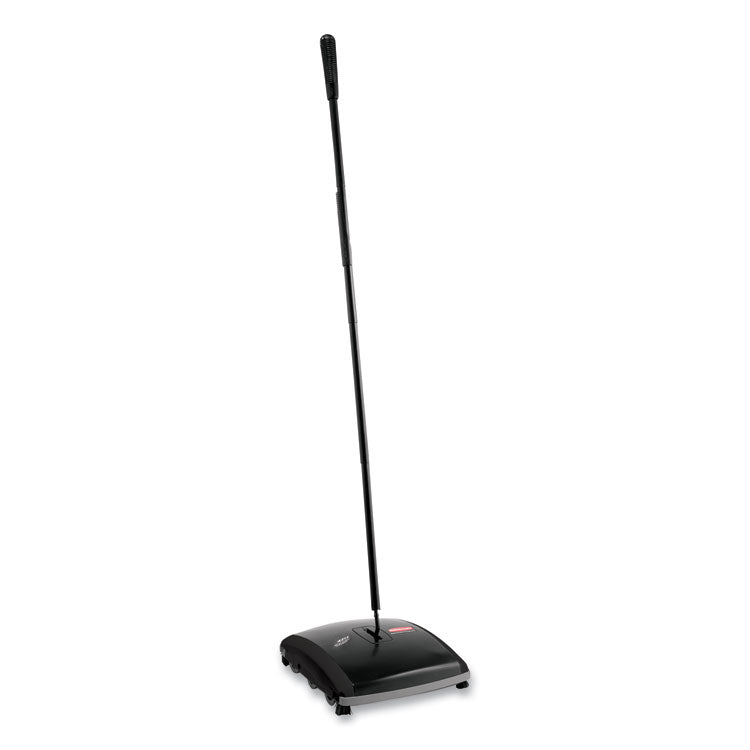 Dual Action Sweeper, 44" Steel/plastic Handle, Black/yellow 2