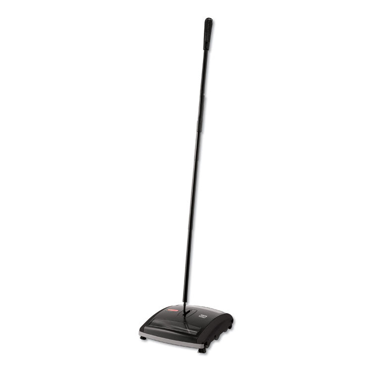 Brushless Mechanical Sweeper, 44" Handle, Black/yellow 1