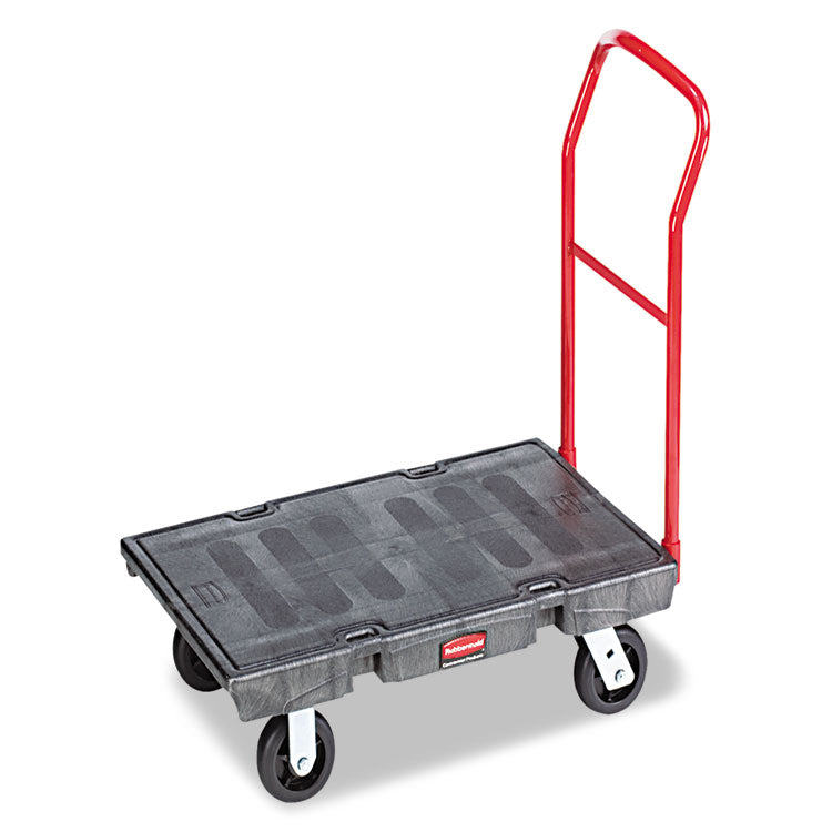 Heavy-Duty Platform Truck Cart, 2,000 Lb Capacity, 24 X 48 Platform, Black 1