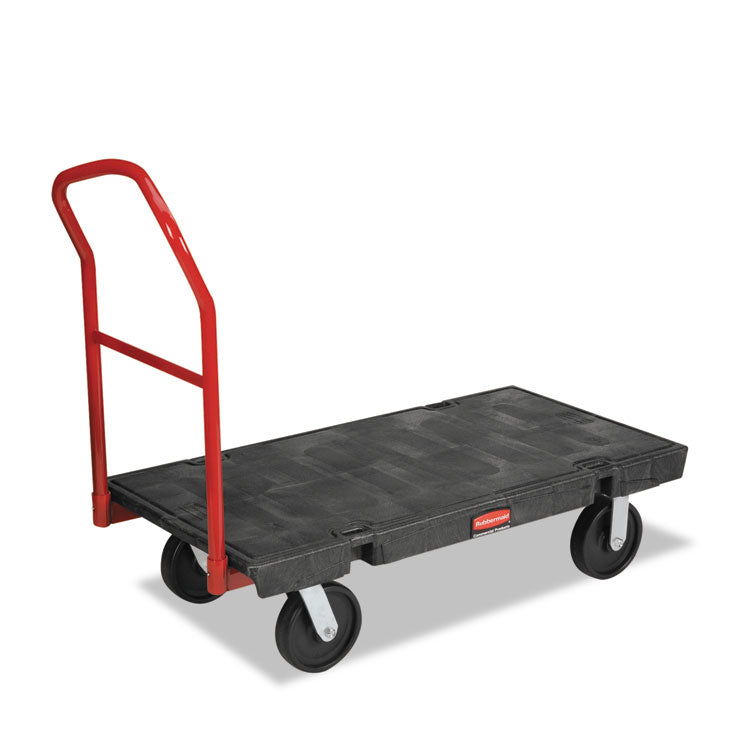 Platform Truck, 2,000 Lb Capacity, 24 X 48 X 7, Black 1