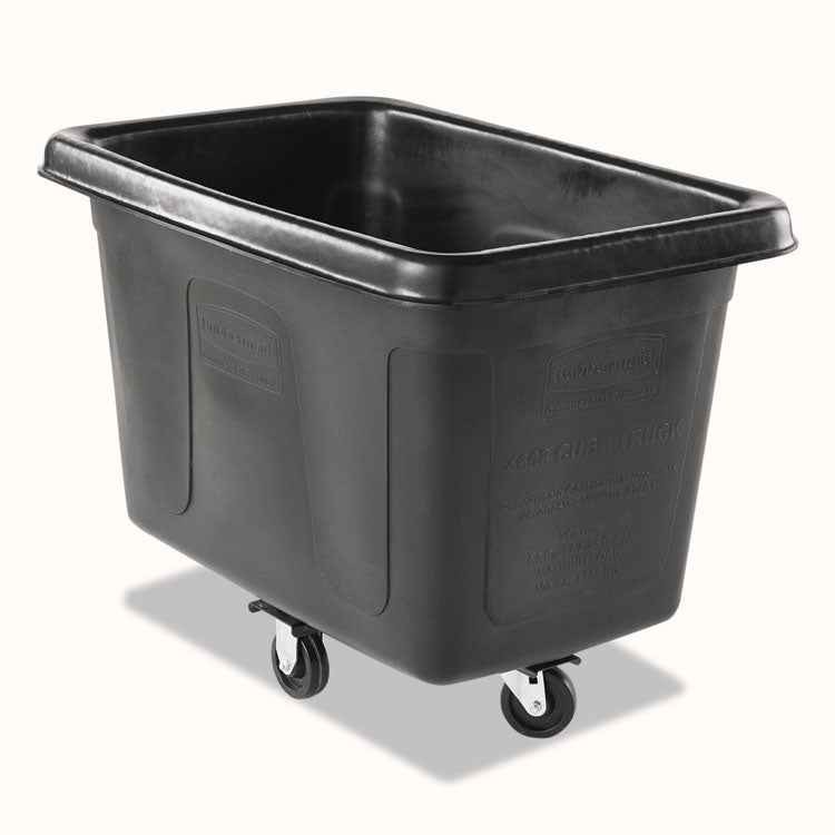 Cube Truck, 59 gal, 300 lb Capacity, Plastic, Black 1