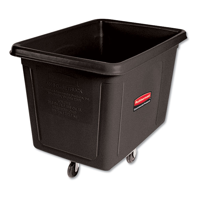 Cube Truck, 149 gal, 600 lb Capacity, Plastic, Black 1