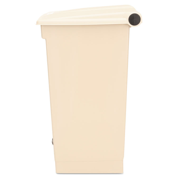 Legacy Step-On Receptacle, 18 gal, Polyethylene, Beige 2